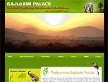 Tablet Screenshot of gajlaxmipalace.com